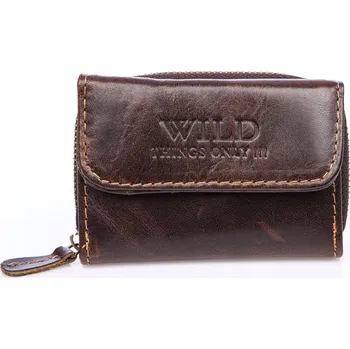 Peněženka Pánská kožená peněženka malá z pravé kůže do kapsy hladká