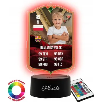 Lampička Plexido vícebarevná Noční lampa