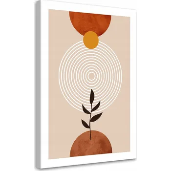 Obraz OBRAZ DO SALONU Kola a větvičky boho NA PLÁTNĚ 40x60