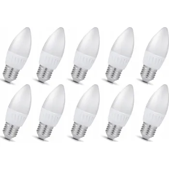 Žárovka 10x LED žárovka E27 9W ~ 60W premium - Teplá bílá