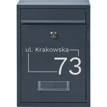 Železářství Poštovní schránka euroschránka, vhoz M-TEC šedá