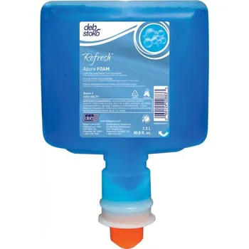 Sada koupelnových doplňků Luxusní pěnové tekuté mýdlo pro bezdotykový dávkovač TF DEB Azure Foam Wash 3x1,2l