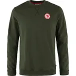 svetr pánský FJÄLLRÄVEN 1960 Logo Badge Sweater M, Deep Forest - S