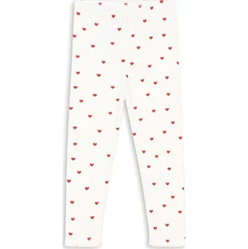 Dívčí legíny Bílé legíny se srdíčky Minnie "Amour Rouge" Konges Sløjd VELIKOST: 7-8 let