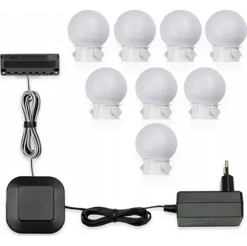 LED panel Osvětlení toaletního stolku, LED podsvícení zrcadla x8