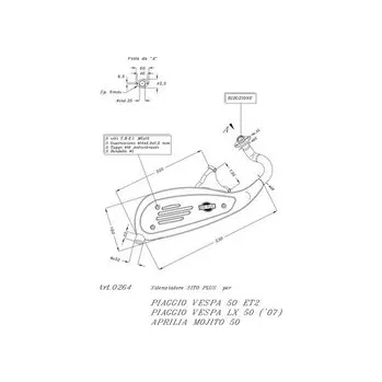Výfuk pro motocykl Výfuk LeoVince APRILIA MOJITO/HABANA 50 2004 SITOPLUS