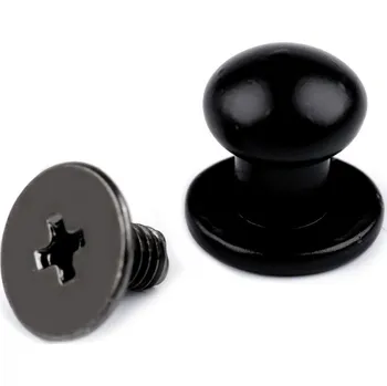 Nýt Sedlářský nýt šroubovací Ø7 mm Varianta: 5 černý lak mat, Balení: 50 pár