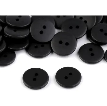 Knoflík Knoflík velikost 24" Varianta: 6 (39) černá, Balení: 50 ks
