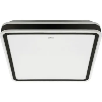 SVÍTIDLO DO KOUPELNY STROPNÍ SVÍTIDLO KOUPELNOVÉ DEKORATIVNÍ ČERNOBÍLÉ LED 24W IP44