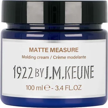 Stylingový přípravek Keune 1922 Matte Measure krém pro tvarování vlasů pro muže 100 ml + Prodloužená možnost vrácení zboží do 30 dnů.