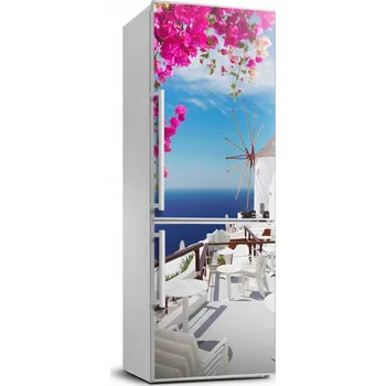 Fototapeta Samolepící tapeta na ledničku Santorini Řecko