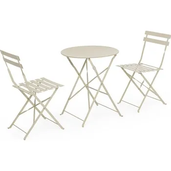 Pohovka BIZZOTTO Zahradní set stolku a židlí AUSTIN krémová 0804922
