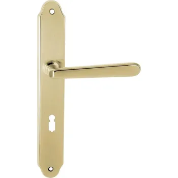 MPK - ALT WIEN BB otvor pro klíč, klika/klika, 90 mm OLV - Mosaz leštěná lakovaná