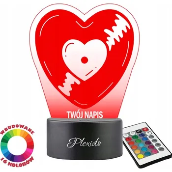 Lampička Plexido vícebarevná Noční lampa