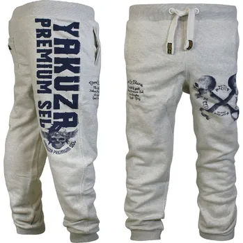 Pánské oblečení Yakuza Premium Pánské tepláky 3829 - šedé - 3829_GREY Velikosti: M