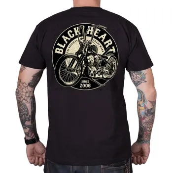 Tričko Black Heart Chopper King černé L