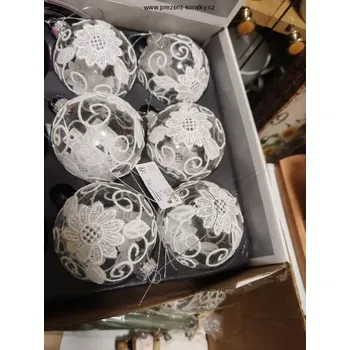 Vánoční ozdoba Vánoční skleněná ozdoba - cena za kus (Vánoční ozdoba sklo)