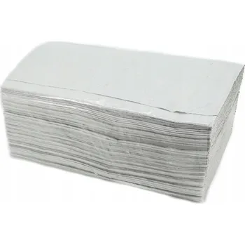 Papírový ručník PAPÍROVÉ RUČNÍKY SKLÁDANÉ ZZ ŠEDÉ DO ZÁSOBNÍKU