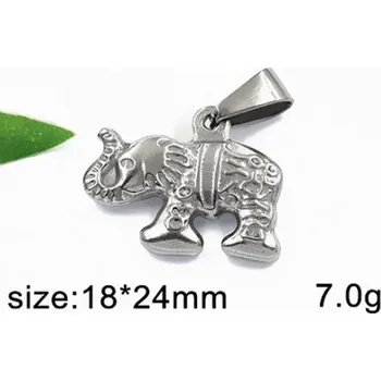 Přívěsek Slon - ocelový přívěsek - varianta 3