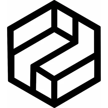 Zrcadlo Samolepka na zeď lustro akrylowe heksagon 20x23