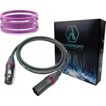 Audio kabel Kabel XLR - XLR LGJ Group KLOTZ MY206 XLR/XLR NEUTRIK BLK/FIOL 3m 3 m