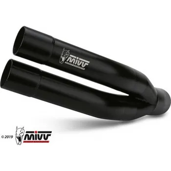 Výfuk pro motocykl Moto výfuk MIVV DOUBLE GUN BLACK BENELLI 502C 2019 - 2023