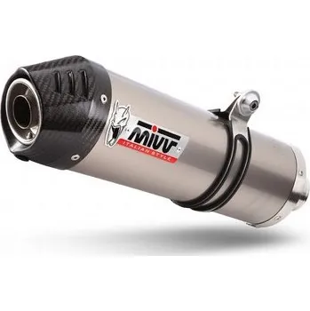 Výfuk pro motocykl Moto výfuk MIVV OVAL TITANIUM with carbon cap TRIUMPH TIGER 900 / GT / PRO / RALLY 2021 - 2023