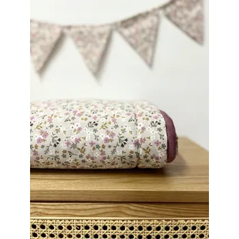 Přehoz na lůžko Přehoz na postel pro děti 80x140 tiny flowers (Drobná kvítka)