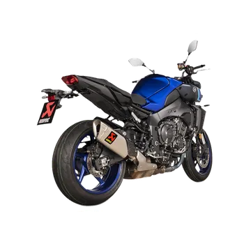 Výfuk pro motocykl Akrapovic Slip-On Line Titanium/Titanium Yamaha MT-10 2022 – 2024