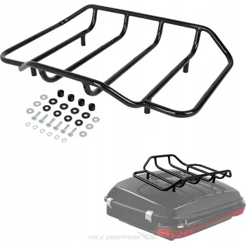 Zavazadlo na motocykl Nosič pro centrální kufr Harley Touring 84-22 černý