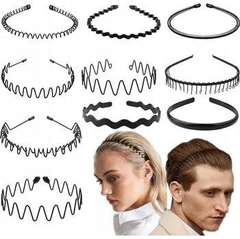 Čelenka RBHome kovová čelenka do vlasů černá