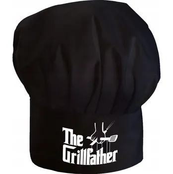 Čepice Dětská kuchařská čepice s jménem - Černá