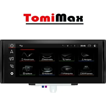 Auto Hi-Fi TomiMax 12,3" Audi Q3 Android 14 autorádio HW výbava: 8 Core 4GB+32GB PX HIGH - Model auta: 12,3" Audi Q3 2011-2018 2G Audi Q3 2011-2018 3G, Velikost obrazovky:
