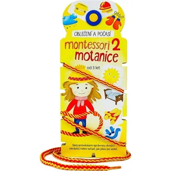 Leporelo Montessori motanice 2: Oblečení a počasí- Modrý slon (2022)