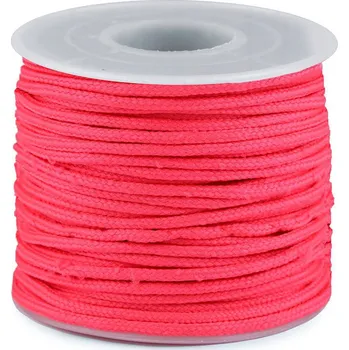 Příze Padáková / oděvní šňůra Ø2,5 mm Varianta: 5 růžová neon, Balení: 25 m