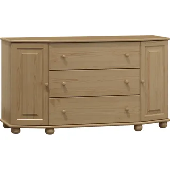 Komoda Nabytek-dreveny.cz Dřevěná komoda MB 55 140x78x47 cm borovice masiv Barevné provedení: Ořech