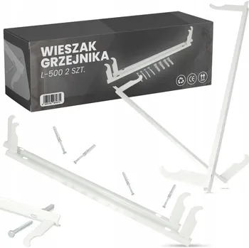 Věšák Držák/věšák na hliníkový radiátor 500 mm