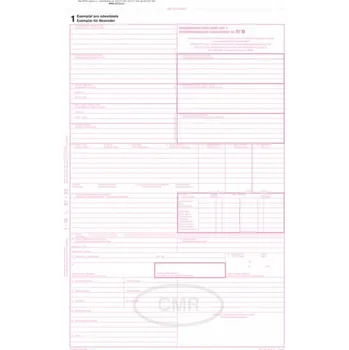 Tiskopis CMR copy 5 listů 100ks/bal mezinárodní