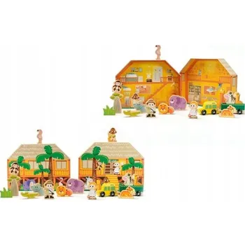 ostatní stavebnice CLASSIC WORLD Stavebnice Figurky Divoká zvířata 16 dílků