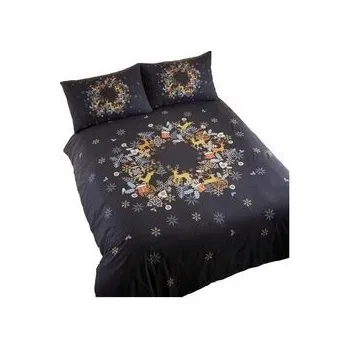 Povlečení VÁNOČNÍ DEKORACE VÁNOČNÍ STROMEK POVLEČENÍ VÁNOČNÍ 140X200