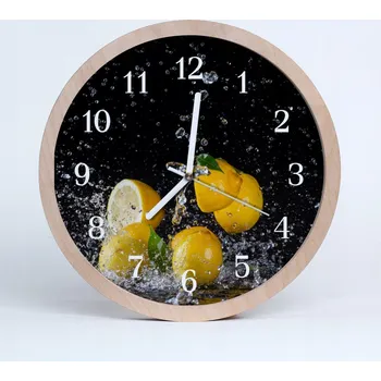 Hodiny Moderní nástěnné hodiny loft Citrony do obýváku 25 cm