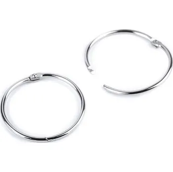 Rozpojovací / knihařský kroužek Varianta: 3 (Ø45 mm) nikl, Balení: 10 ks