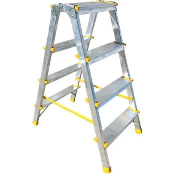 ALVE Schůdky hliníkové oboustranné 4 příčky