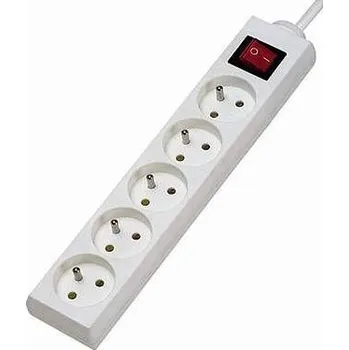 Prodlužovací kabel Prodlužovací kabel pětizásuvka s vypínačem Konnoc DX-5FS, délka 10m