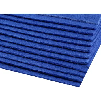 Jehla na filcování Látková dekorativní plsť / filc 20x30 cm Varianta: 10 (F69) modrá safírová, Balení: 2 ks