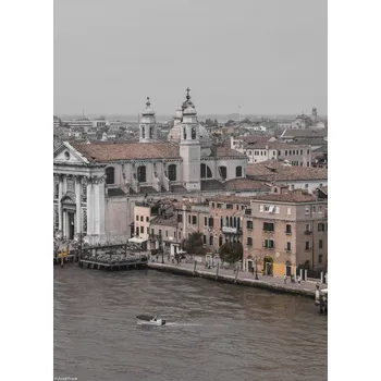 Obraz Plakát Benátky - městská krajina 2, bez rámu, 20,5 x 28,4 cm