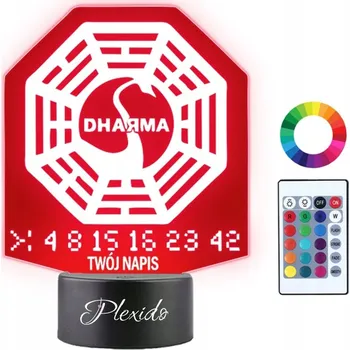 Lampička Noční lampa Plexido vícebarevná