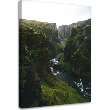 Obraz OBRAZ NA PLÁTNĚ Krajina Hory Les Zelená 40x60