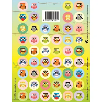 samolepka Samolepky - typ L /sovičky/