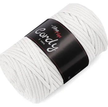 Příze Provázková příze 100 m Cordy Varianta: 26 (8171) bílá mléčná, Balení: 1 ks